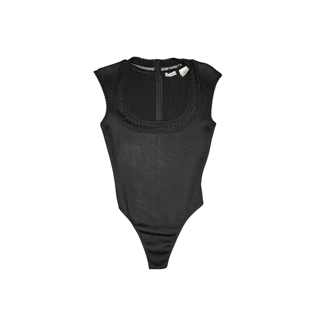 Spring 1993 Alaïa bodysuit with open lace-knit panels Size Small - Picture 1 of 11